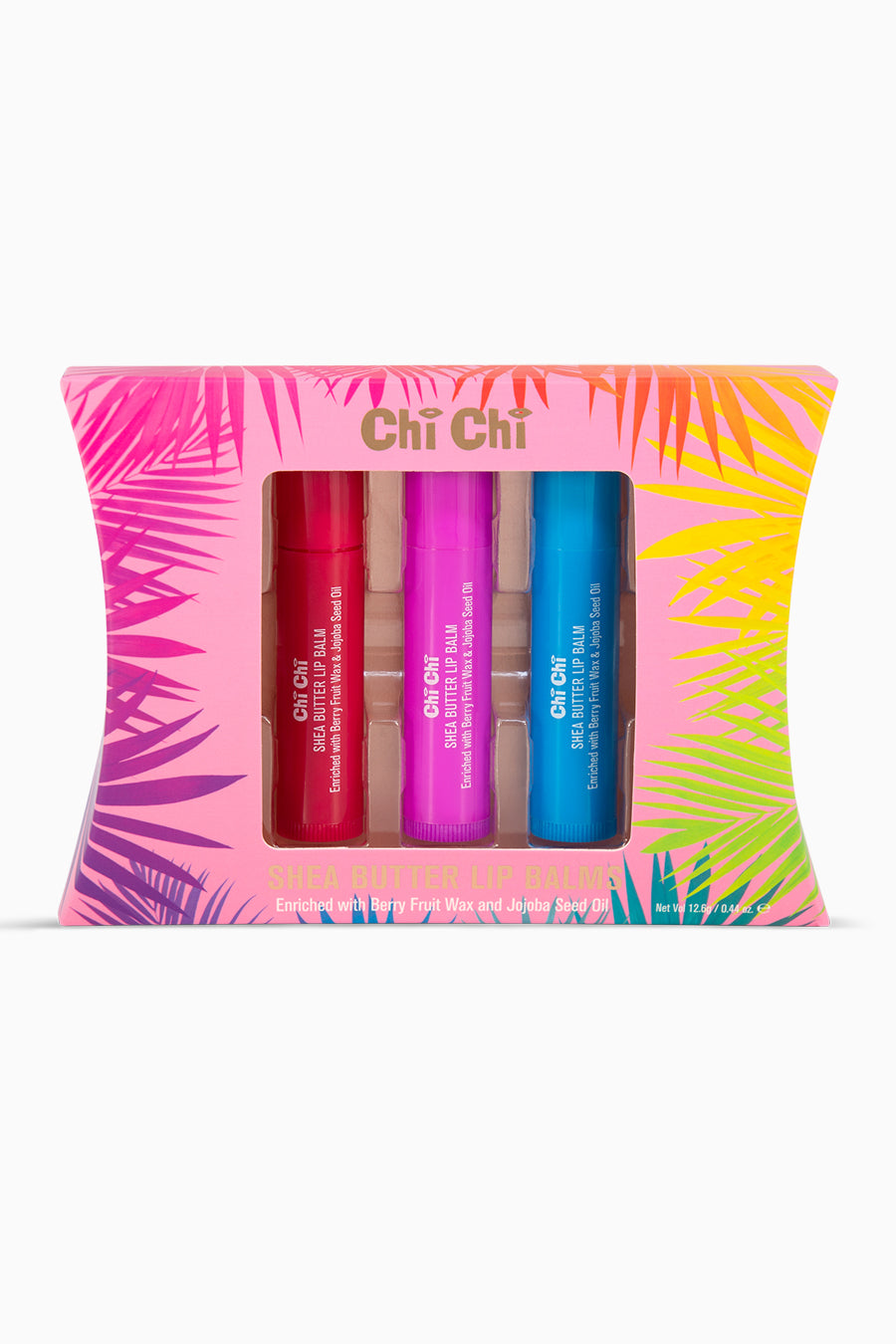 Shea Butter Lip Balm Trio - Cherry, Grape, Blueberry