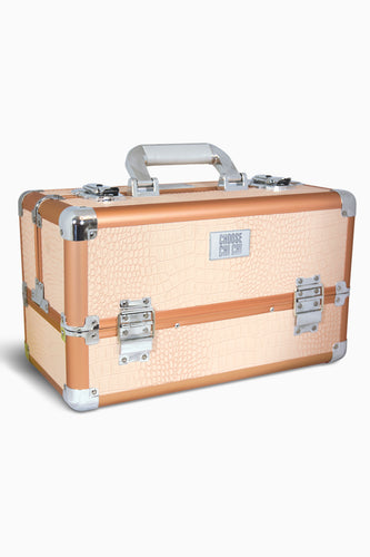 Professional Beauty Case in Nude Croc