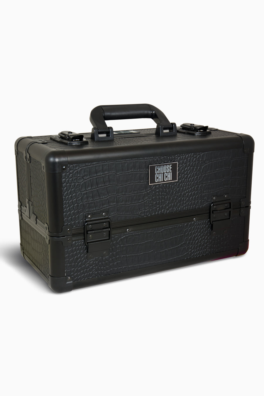 Professional Beauty Case in Black Matte Croc