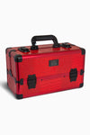 Professional Beauty Case in Red Croc