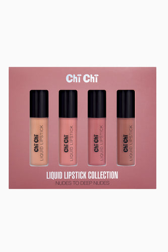 Liquid Lipstick Set - Nudes to Deep Nudes
